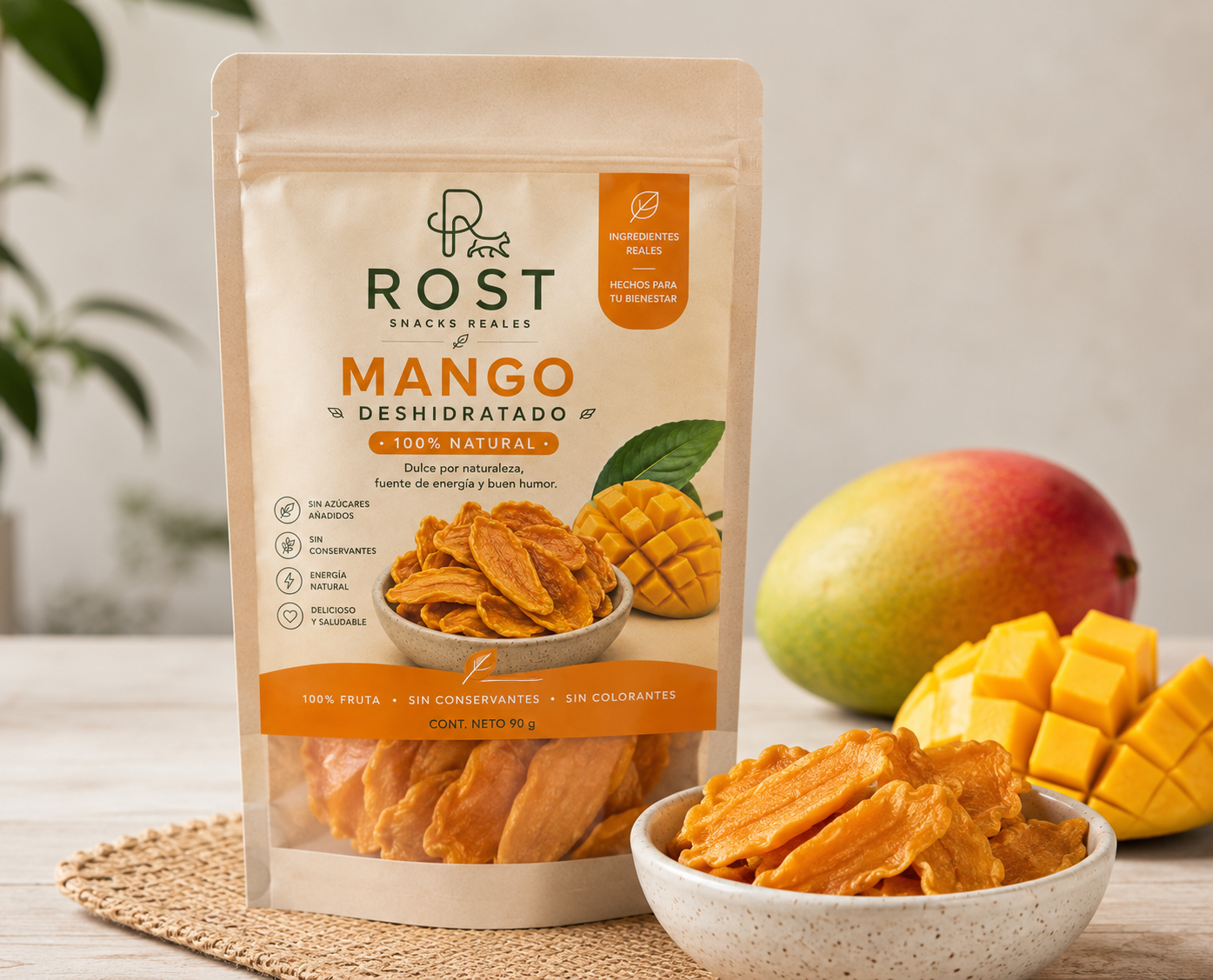 Mango Deshidratado Natural | ROST Foods