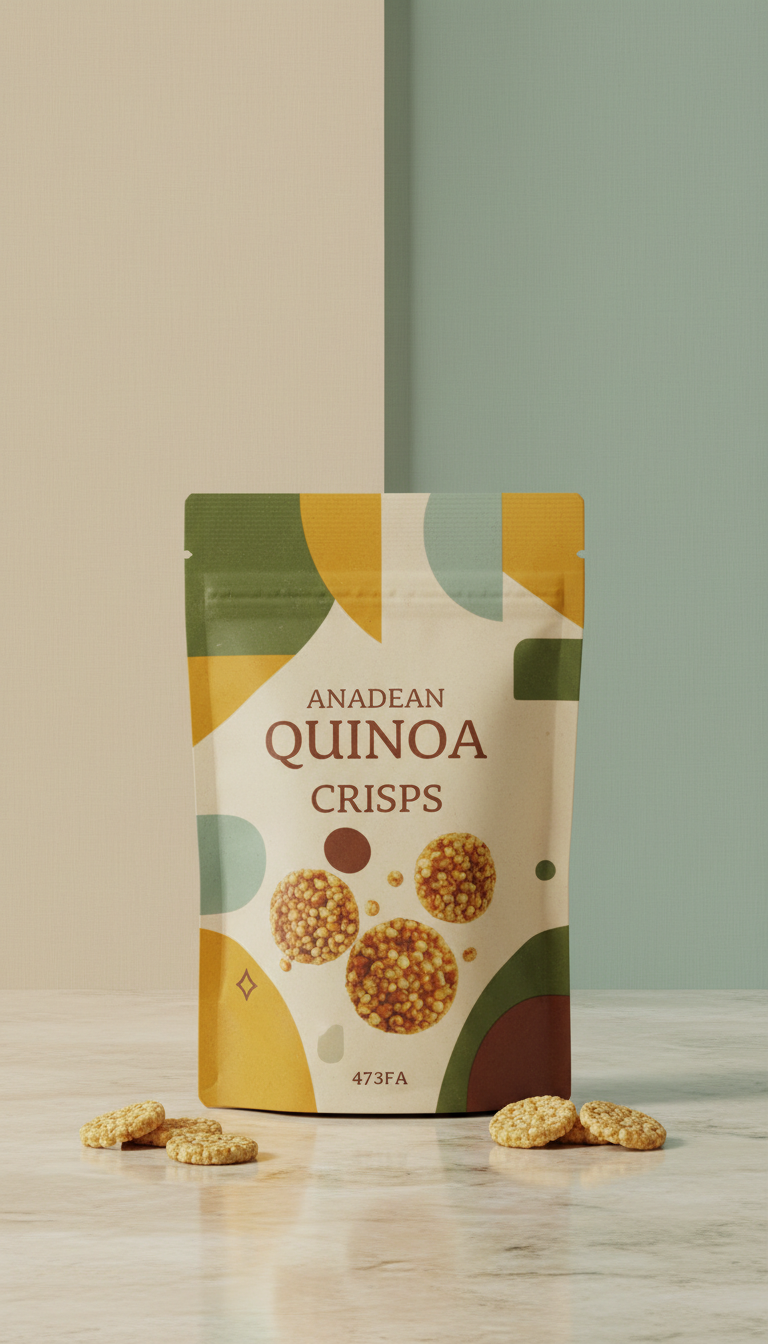 Andean Quinoa Crisps with Sea Salt